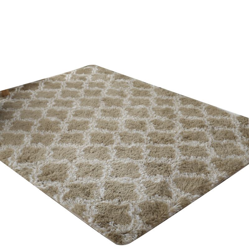Multicolor Modern Indoor Rug Polyester Shape Printing Carpet Anti-Slip Backing Rug for Home Decoration