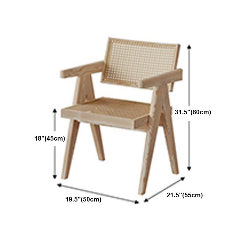 Modern 1/5 Pieces Dining Set Rectangle Pine Wood Dining Table for Dining Room