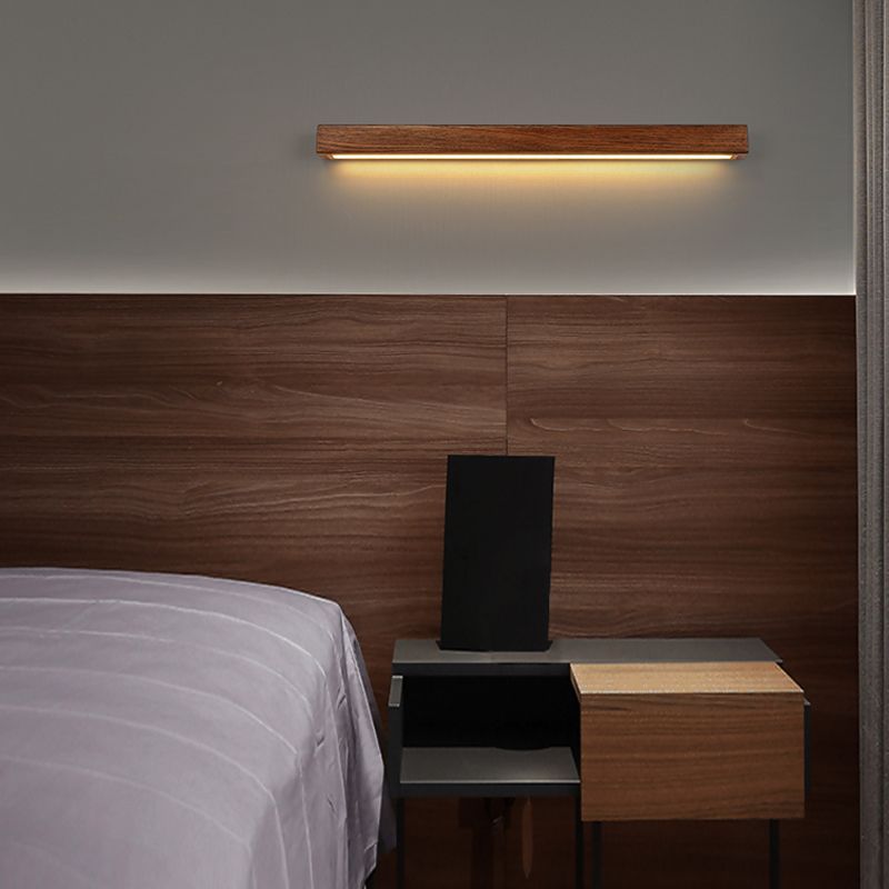 Modern Style Linear Shape Wall Sconce 1 Light Sconce Lighting for Bedroom
