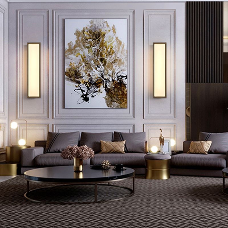 Contemporary Style Wall Mount Lamp Glass Wall Sconce for Bedroom