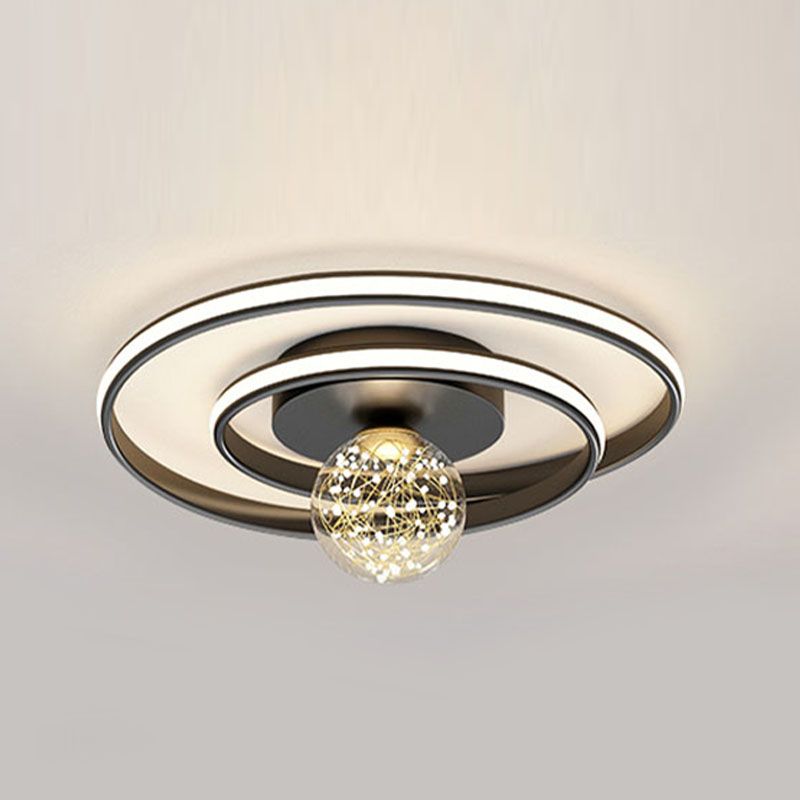 Geometrie-Unterputzleuchten Moderne halbbündige Deckenleuchten aus Metall