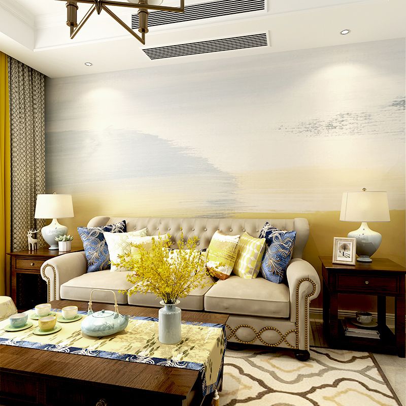 Scandinavian Minimalist Wall Decor Abstract Oil Painting Customized Murals, Full Size