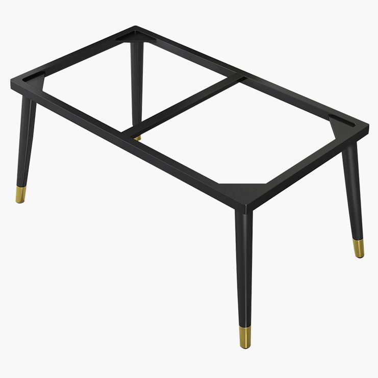 Industrial Standard Rectangle Shape Dining Table Sintered Stone Top Dining Table for Kitchen