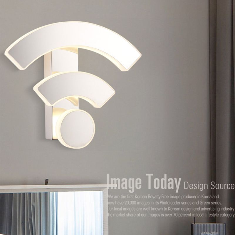 Sitting Room Wall Sconce Modern Metal Led 3 Light Simple Wall Mounted Light Fixture