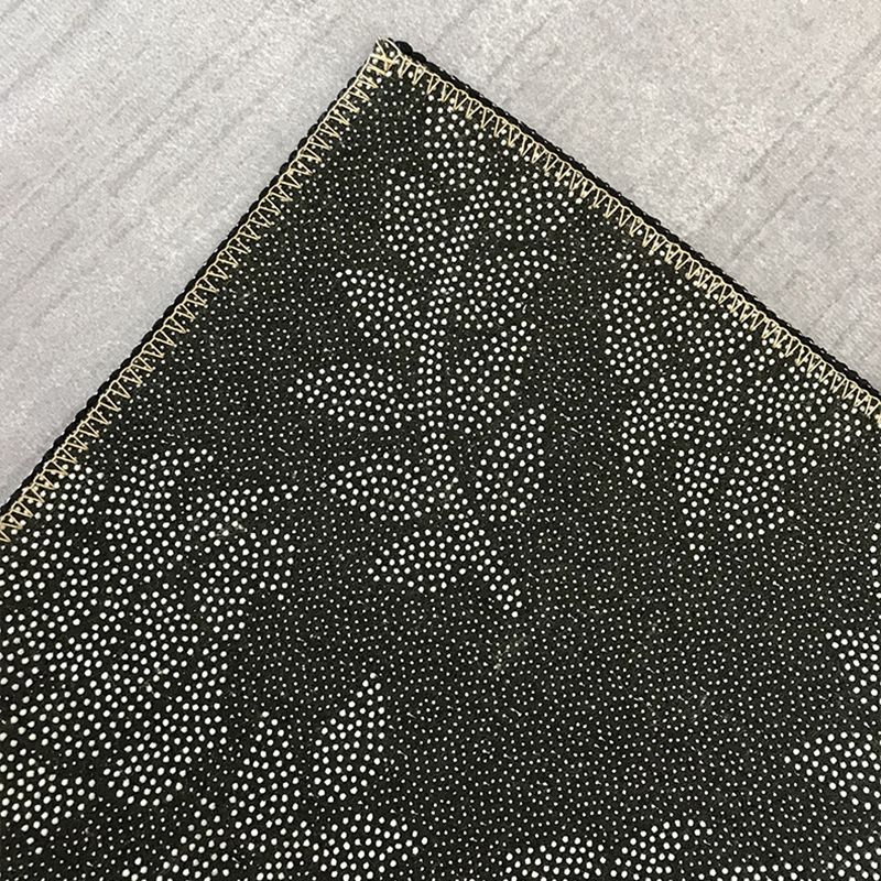 Orange Modern Carpet Blending Striped Carpet Non-Slip Backing Carpet for Home Decor