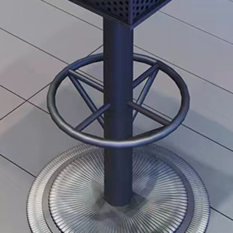 Industrial Style Bistro Bar Table Metal Base Bar Table for Bar