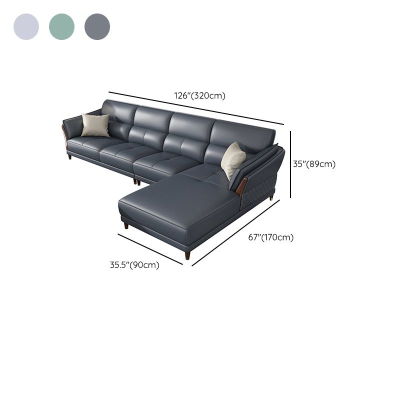 Contemporary Sectional Sofa Pillow Top Arm Sofa for Living Room
