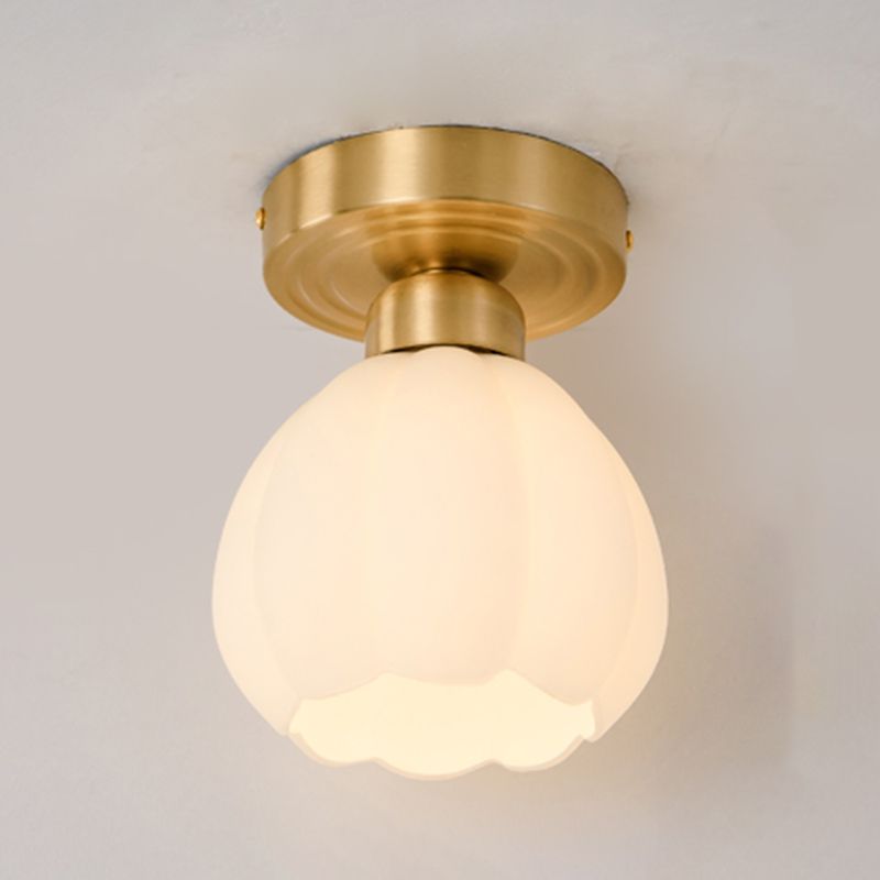 Modern Simple Metal Ceiling Light Ball Shape Ceiling Lamp for Living Room