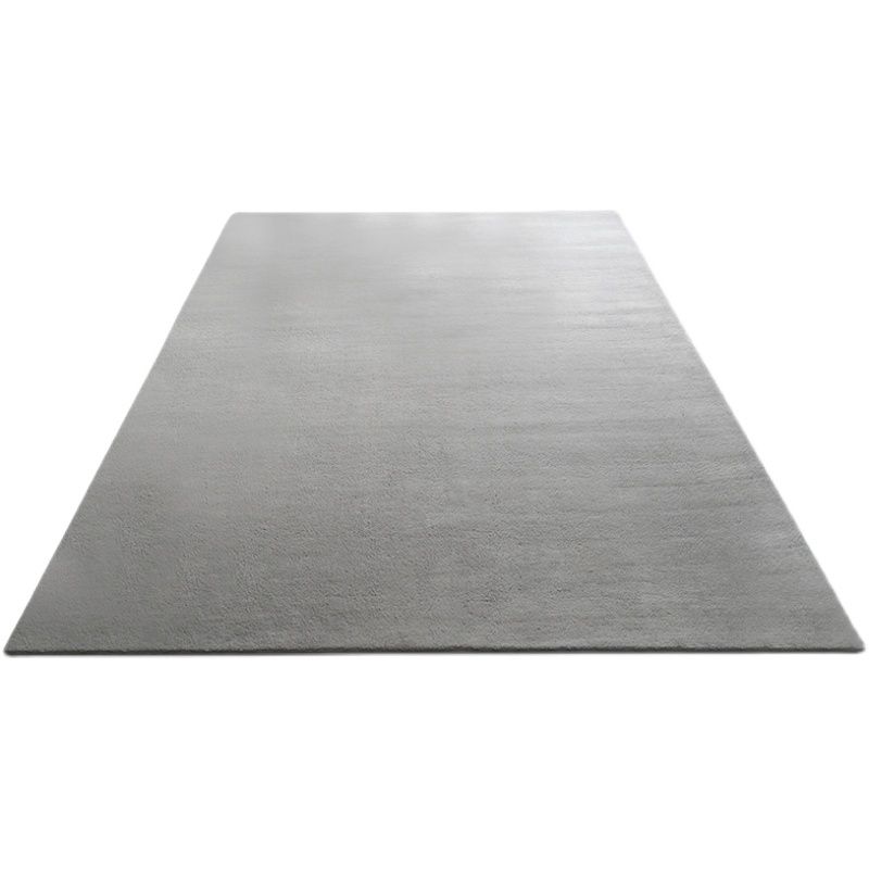Simplicity Plain Area Rug Comfort Rug Polyester Anti-Slip Carpet for Home Decor