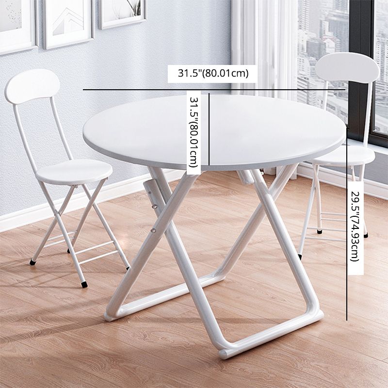 Moderno comedor de madera Juego con mesa redonda de diseño de mesa de diseño de espacio