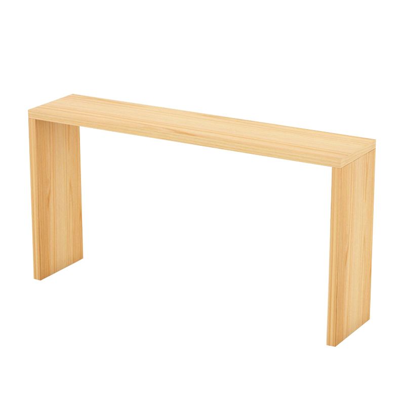 Glam Rectangle Bar Counter Table Wood Bar Counter Table for Home