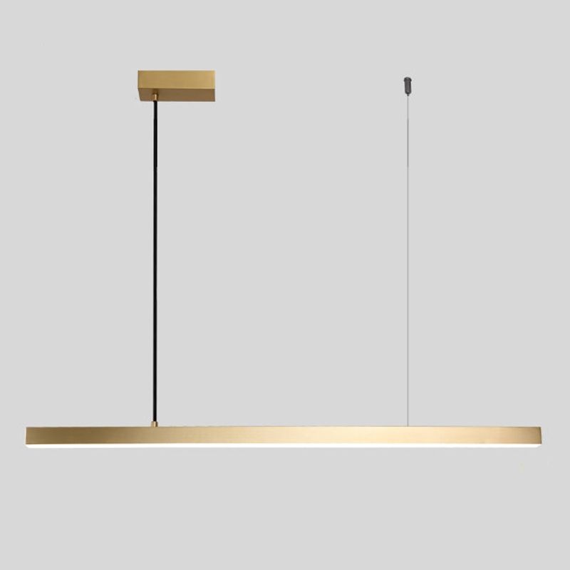 Zeitgenössische Küchenheize helle lineare hängende Deckenleuchte 1 Licht 1 Licht