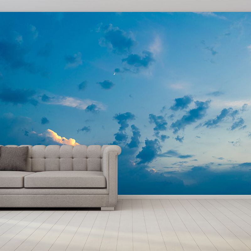 Sky Photo Mural Wallpaper for Restaurant Bedroom Decor, Made to Measure
