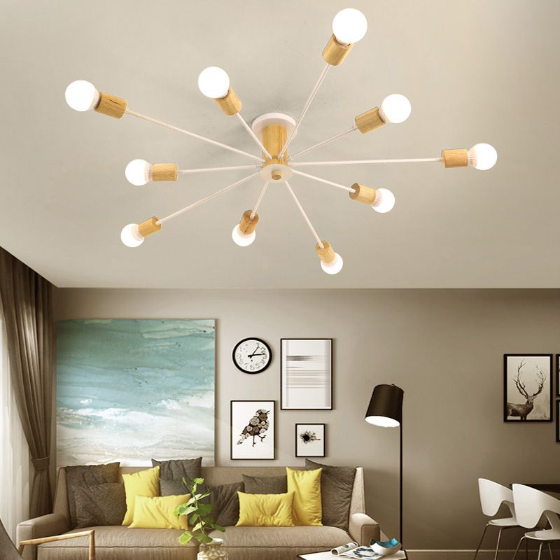 Metal Flush Mount Modern Style Flush Mount Ceiling Light for Banquet Hall