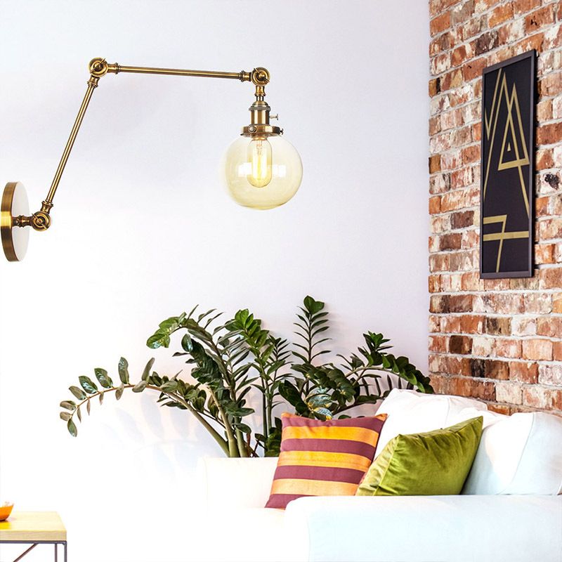 Stile industriale SCONCE MOLTO 1 BUB GLUB MOLTO MONTRO A MONTRIO PER CAMERA PER CAMERA