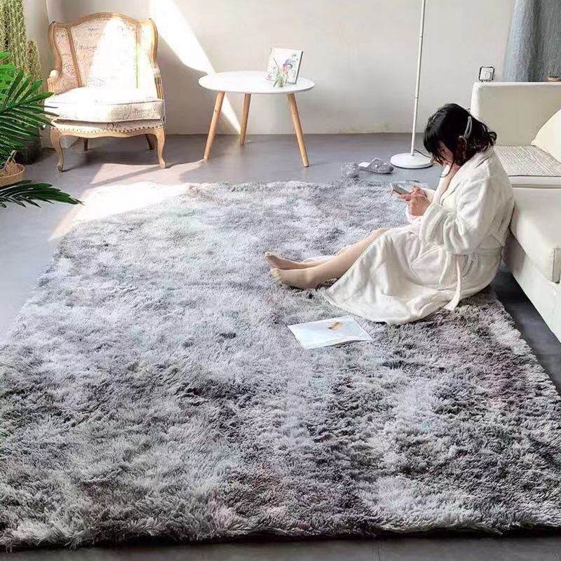 Minimalistischer Batik-Teppich für den Innenbereich, mehrfarbiger Polypropylen-Teppich, haustierfreundlicher, maschinenwaschbarer, rutschfester Teppich für das Wohnzimmer