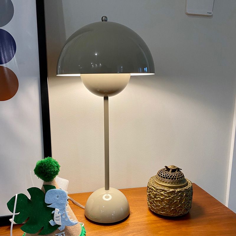 Lampada da tavolo nordica moderna 1 leggero tavolo da tavolo a cupola per sala da studio