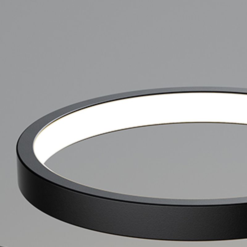 Round Shape Metal Wall Sconce Modern Style 1 Light Wall Mount Lighting