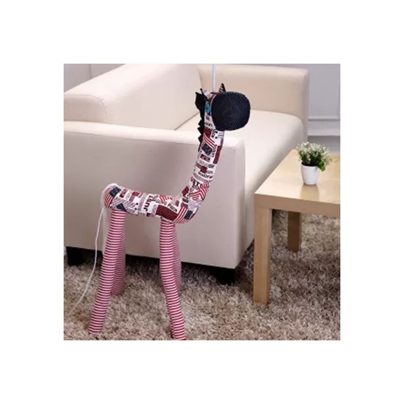 Sala da pranzo ad alta sala da pranzo in tessuto leggero 1 leggero lampada da pavimento adorabile con tonalità conica