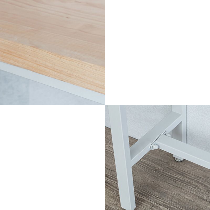 Modern Bar Table Set 1/2/5 Pieces Pine Solid Wood Rectangle Bistro Set