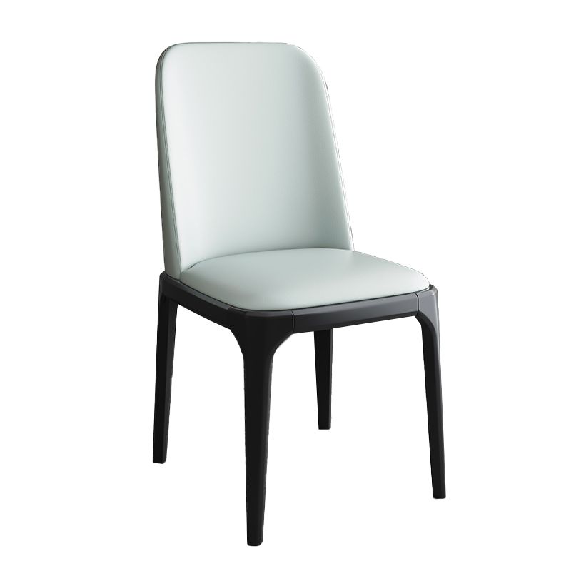 Modern Style Parsons Chairs Faux Leather Dining Chair for Dining Room