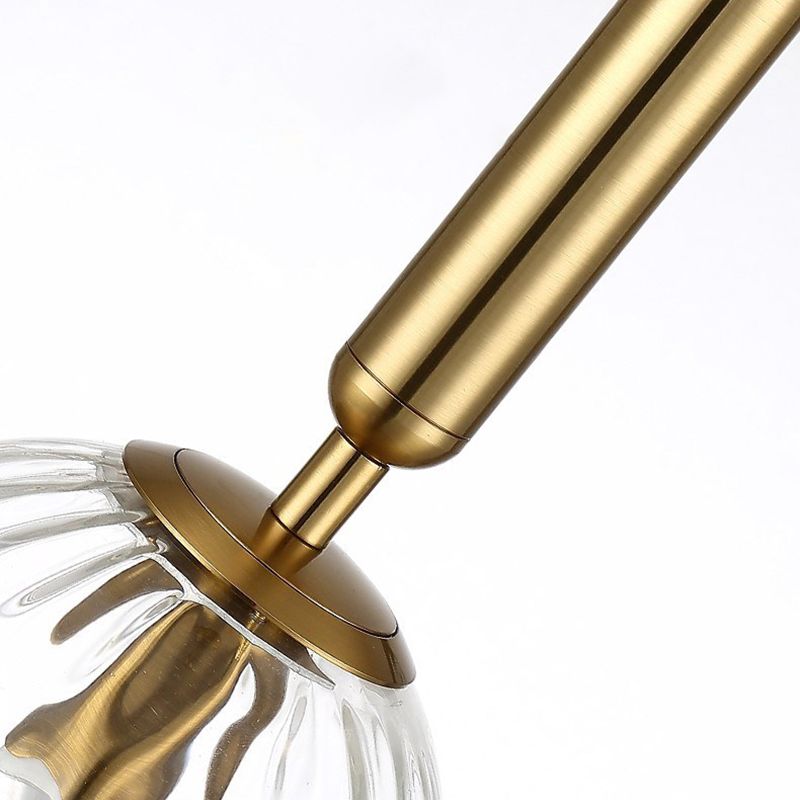 6" Diameter Orb Glass Shade Simplicity Wall Lamp 1-Light Nordic Style Bedside Sconce Lights