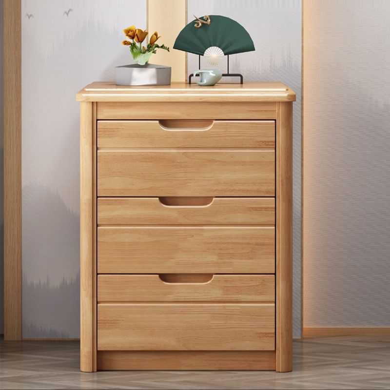 Bedroom Dresser Vertical Solid Wood Storage Chest with 3 / 4 / 5 Drawers