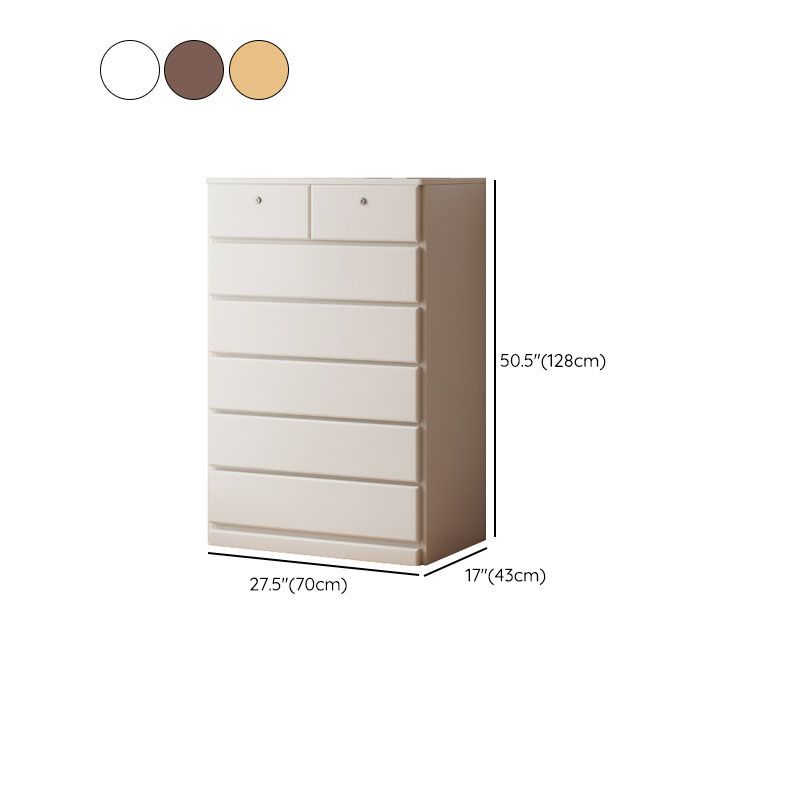 Contemporary Horizontal Lingerie Chest Wood Storage Dresser for Home