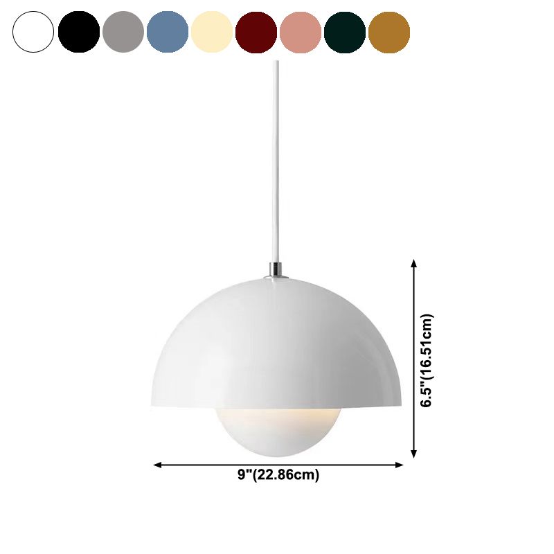 Modern Hanging Light Colorful Metal Pendant Lighting Fixture for Living Room