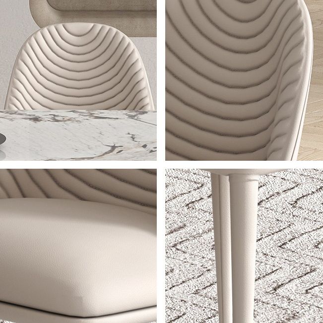 Contemporary Style Rectangle Table Set 1/4/5/6 Pieces Dining Set for Kitchen