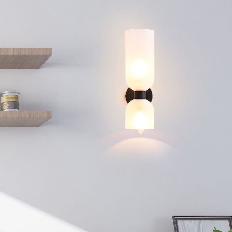 Moderne Einfachheit mit Sandglaswand montiertes Leuchtenleuchten Glasmontage Leuchte für Wohnzimmer