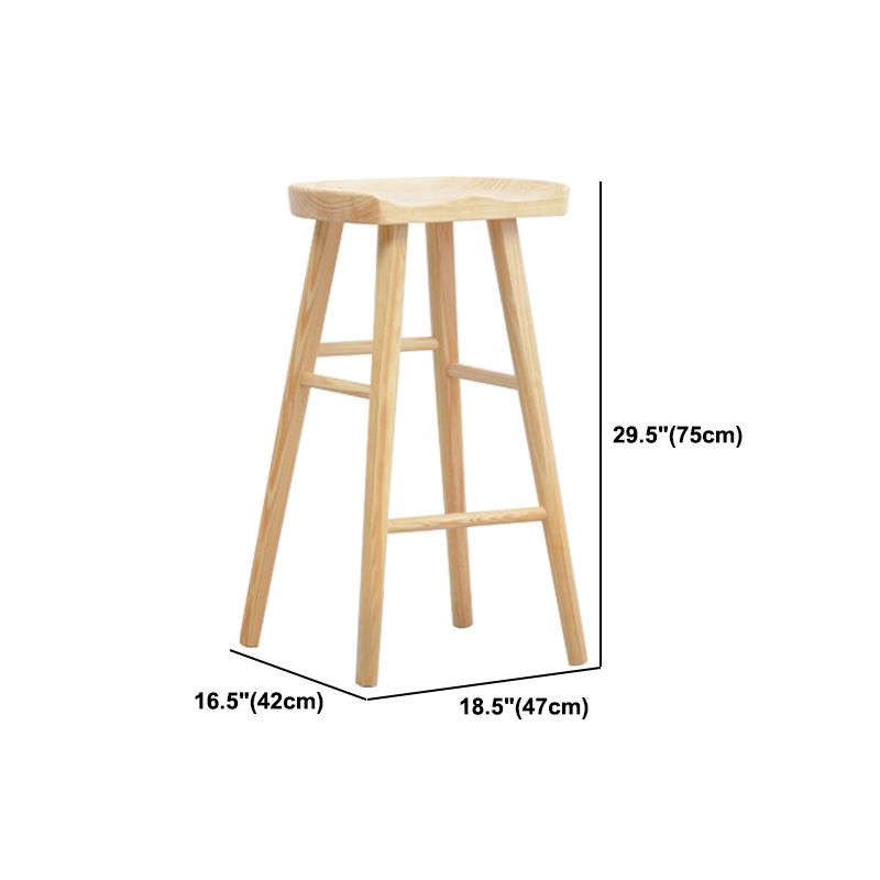 1/2 Pieces Luxurious Rectangular Pub Table Set Wooden Counter Table with Backless Stools