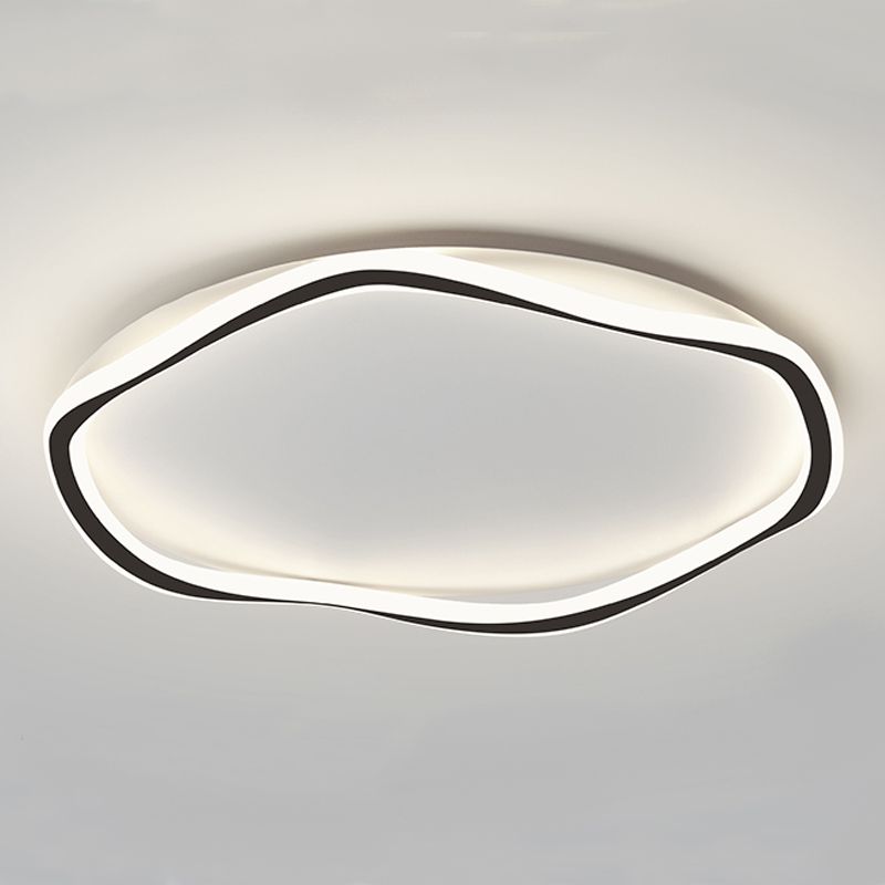 Plafonnier encastré contemporain Luminaire de plafond encastré géométrique