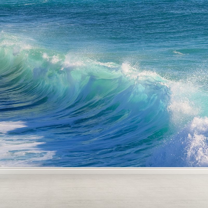 Photography Turbulent Waves Wall Mural Home Decoration Bathroom Floor Murals