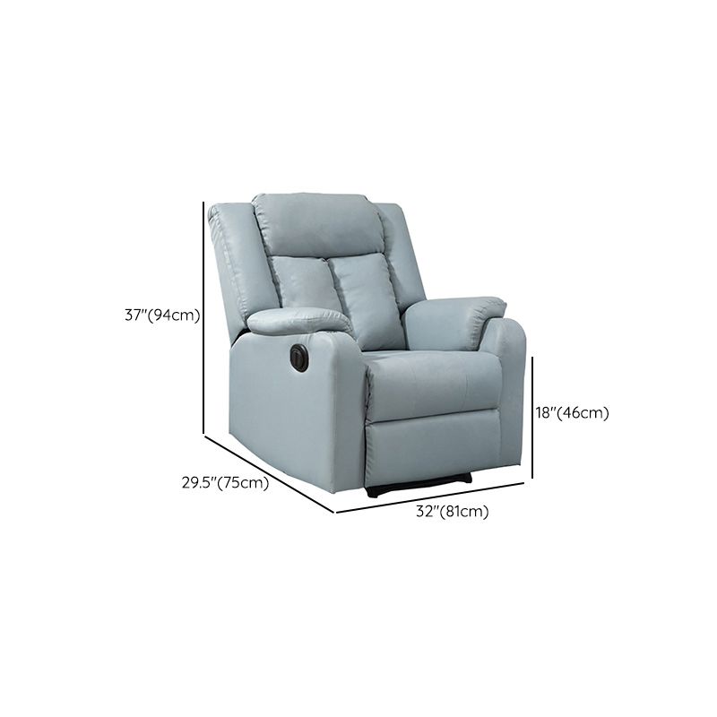 Solid Color Home Theater Recliner Standard (No Motion) Lumbar Support Recliner Chair