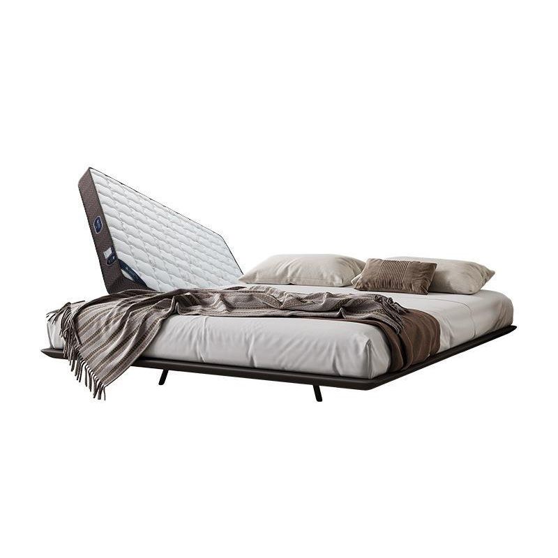 Contemporary Platform Bed with Metal Legs Platform Bed Frame in Black
