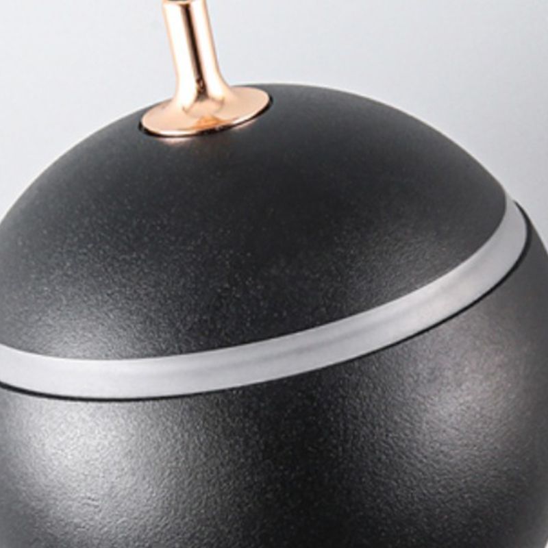 Forme ronde Metal Hanging Light Moderne 1 lumière suspendue à la lumière Light