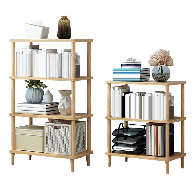 Modern Etagere Wooden Book Shelf Open Shelf Bookcase for Home