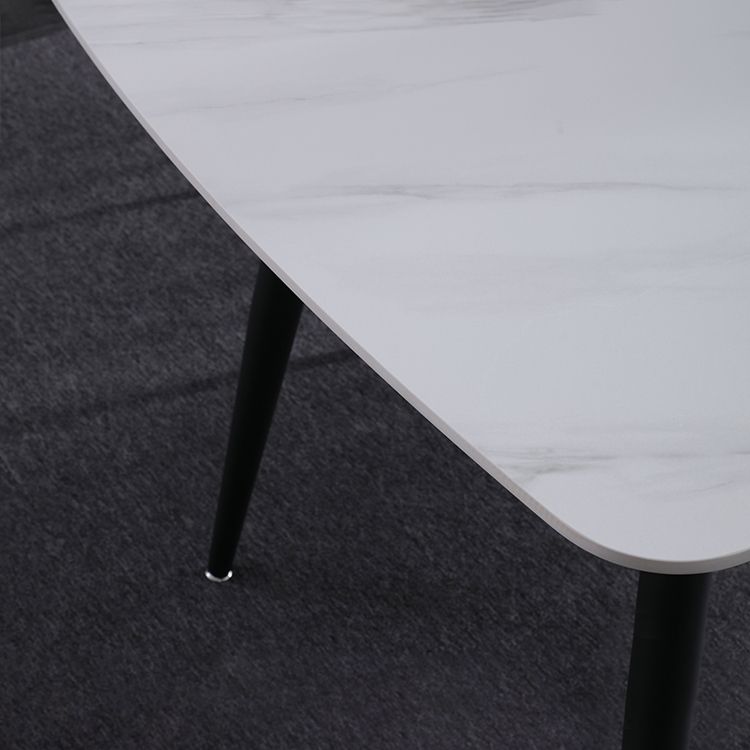 Hedendaagse gesinterde stenen top standaard eettafel rechthoek eettafel voor keuken