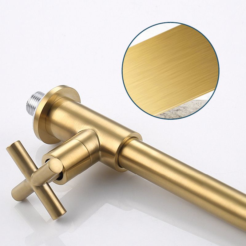 Glam 1-Handle Bathroom Sink Faucet Circular Wall Mounted Bathroom Faucet