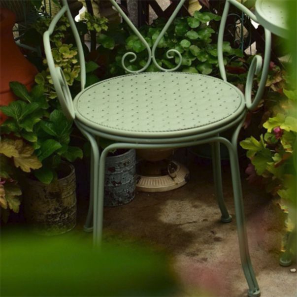 Iron Bistro Table Set 1/2/3 Pcs Modern Matte Finish Bistro Set