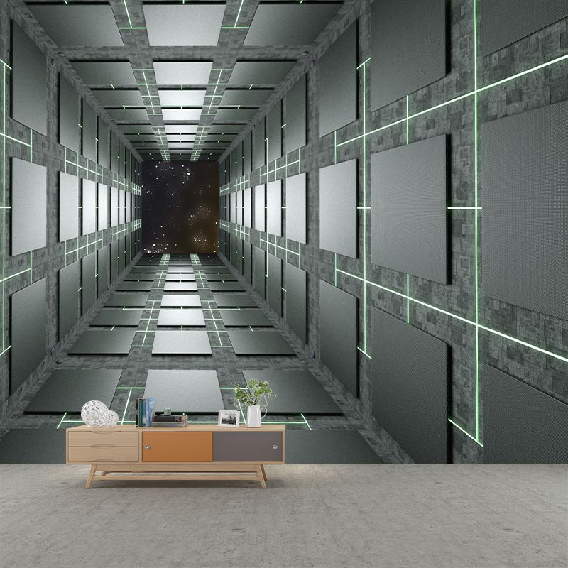 Space Extension Wall Mural for Dining Room, Personalized Size Available