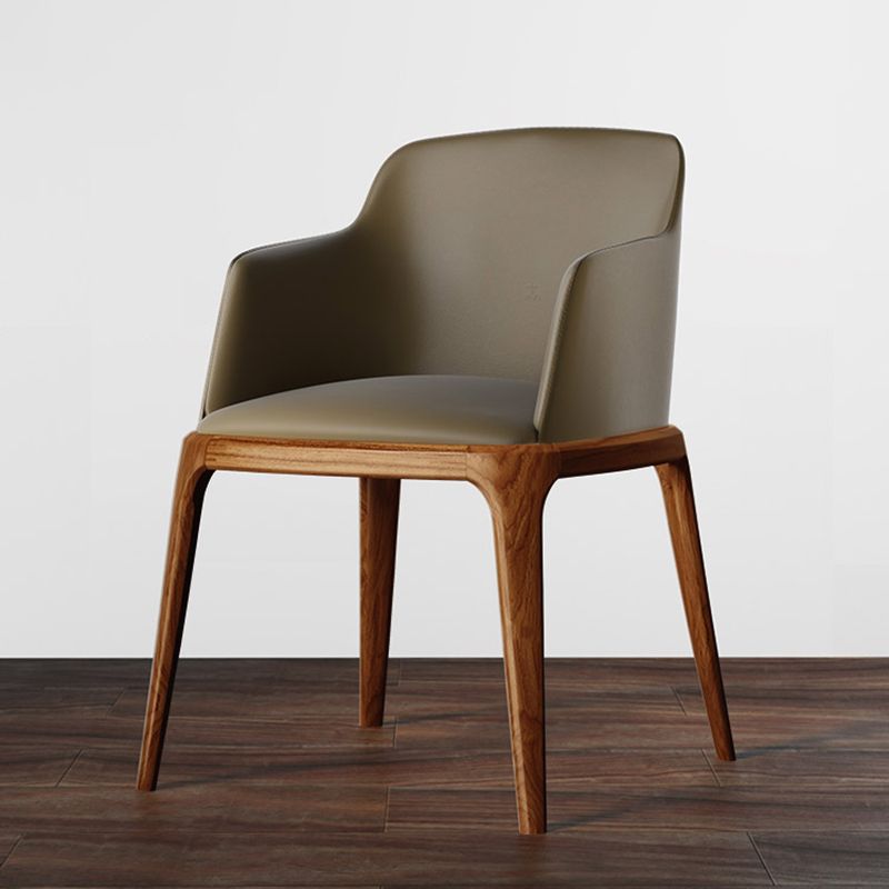 Kitchen Side Chairs Modern Solid Wood Dining Room Chair for Home
