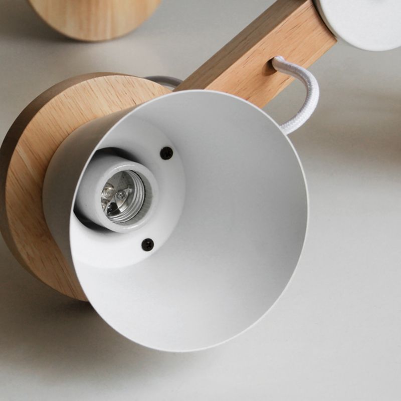 Modern Ceiling Pendant Wood Light Indoor Bedroom Shop Hotel Foyer Light