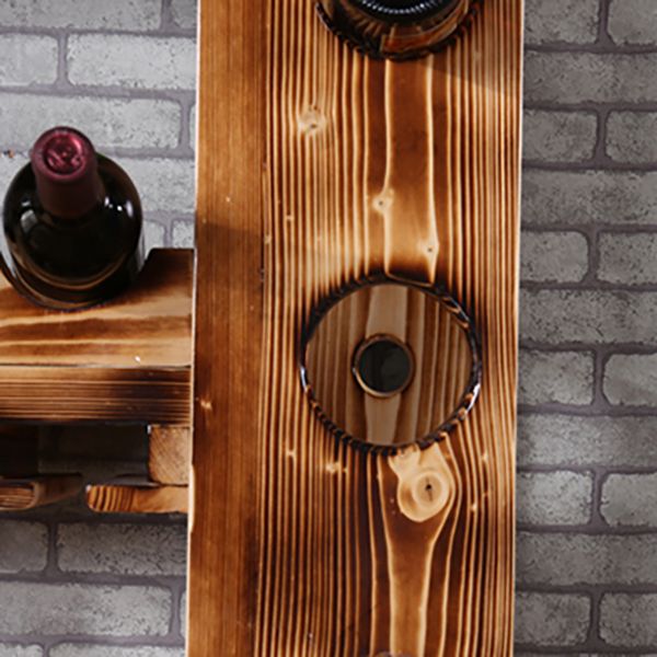 Traditional Wooden Bar Dining Table Ellipse Shape Bar Table for Kitchen