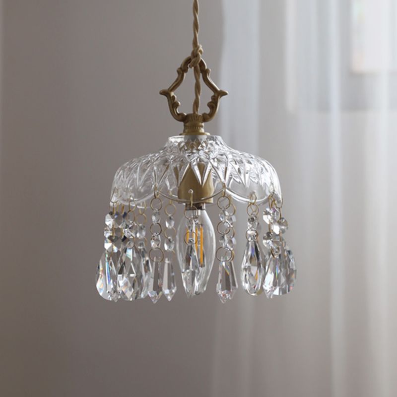 Moderner Stil Anhänger Licht 1 Licht Minimalismus Glas hängend Licht für Bett