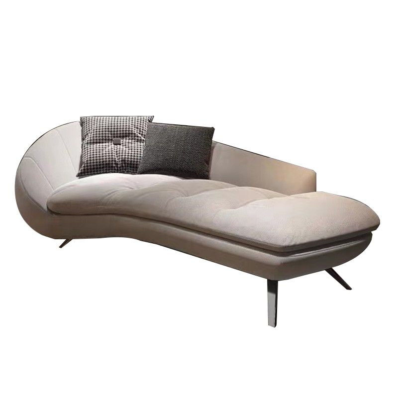 Modern Solid Color Chaise Lounge Couch Upholstered Chaise Lounge