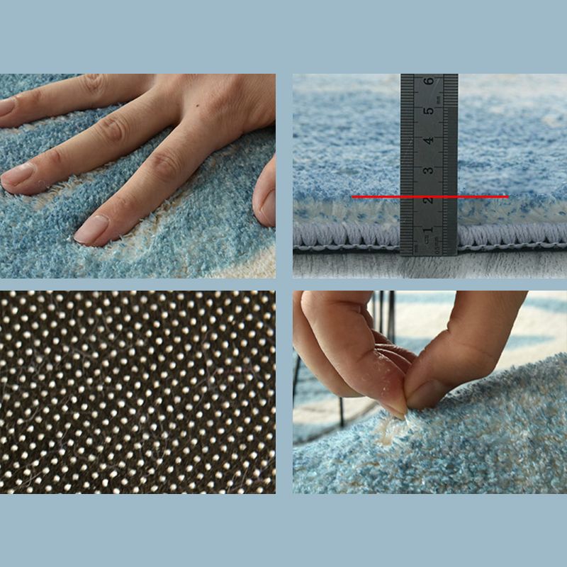 Casual Marble Print Rug Contemporary Simplicity Area Rug Polypropylene Washable Rug for Living Room