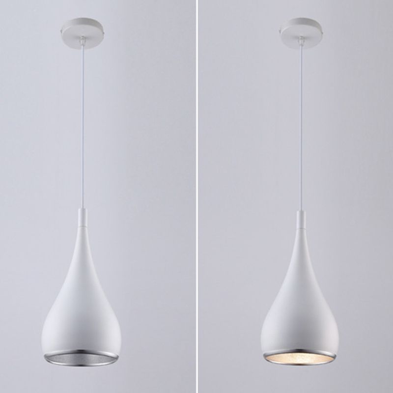 Minimalist Teardrop Pendant Ceiling Light Metal Dinning Room Hanging Ceiling Light