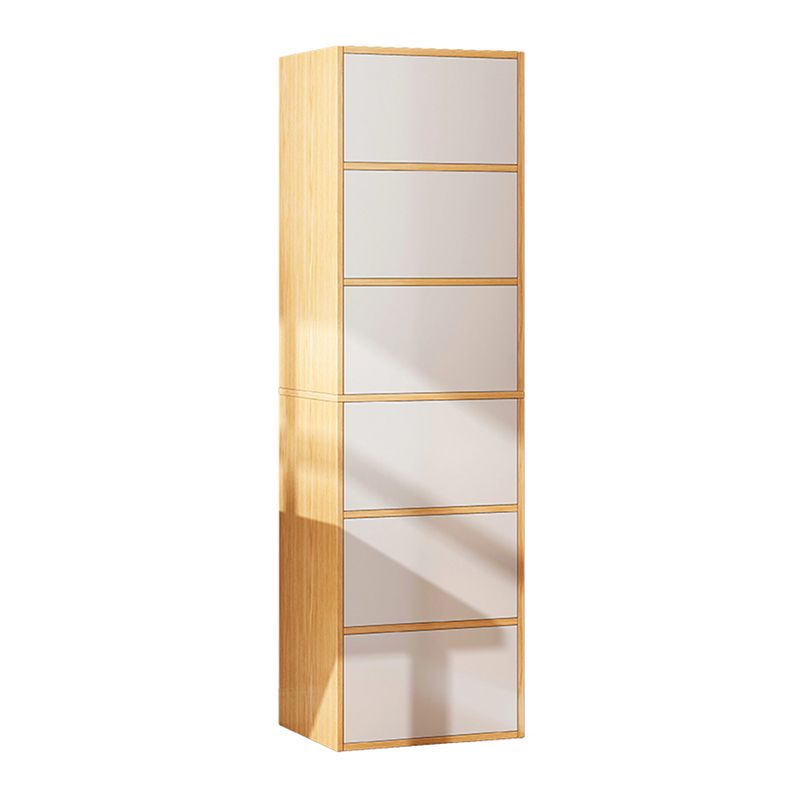 Contemporary Manufactured Wood Accent Cabinet Standard Storage Cabinet